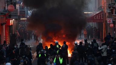 Émeutes à Paris le 18 octobre 2026.