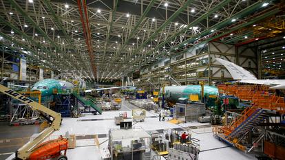 Usine d'assemblage d'avions 777X à Everett (Washington D.C.)
