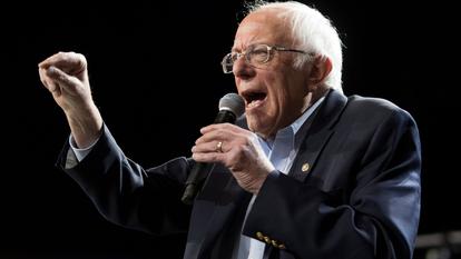 Bernie Sanders lors d'un meeting le 1er mars.