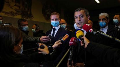 Gérald Darmanin s'est rendu à Rillieux-La-Pape après la tentative d'incendie qui a touché une église de la commune ce week-end.