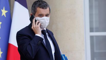 Gérald Darmanin à l'Élysée le 20 octobre 2021.