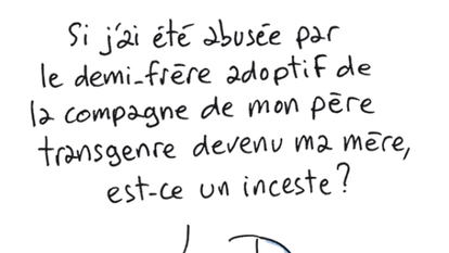 Dessin de Xavier Gorce du 19 janvier et intitulé «Repères familiaux».