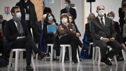 Les ministres Jean Castex et Olivier Véran.