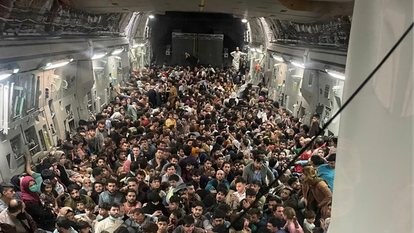 Quelque 640 personnes ont embarqué dans un C-17 américain.