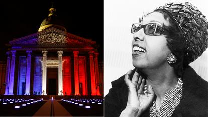 Une cérémonie au Panthéon doit marquer mardi l'entrée de la chanteuse et résistante Joséphine Baker (ici en 1961).