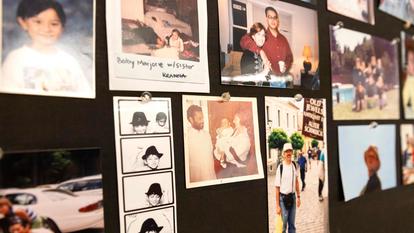 L'exposition «raconte l'histoire des habitants d'ici, de notre ville d'une manière différente, inattendue et liée à la bibliothèque», explique la bibliothécaire.