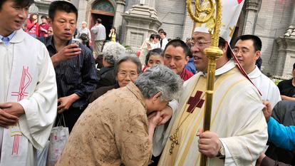 Monseigneur Joseph Li Shan, archevêque de Pékin.