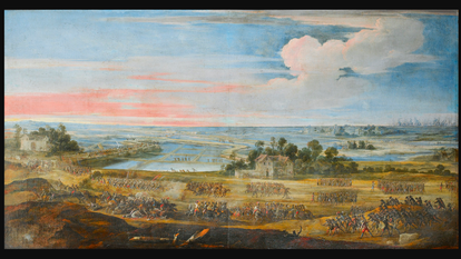 La Bataille du pont de Feneau, de Laurent de La Hydre (1606-1656), a été acheté par le Musée des Armées en 2009.