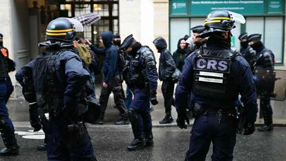 Des CRS déployés à Paris.