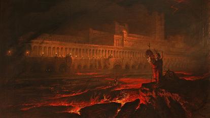 Pandemonium est la capitale de l'Enfer dans le poème épique Paradise Lost du poète John Milton.