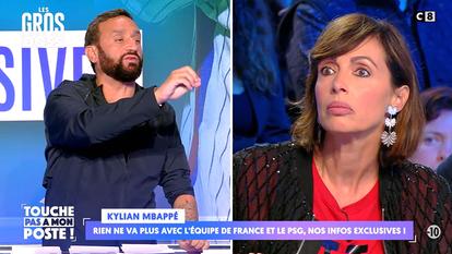 Cyril Hanouna et Géraldine Maillet dans « Touche pas à mon poste! » le 11 septembre 2024