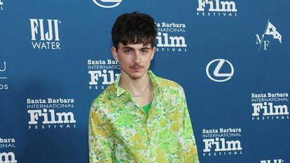 Timothée Chalamet lors de la cérémonie du Arlington Artist Award au 40e Festival international du film de Santa Barbara.