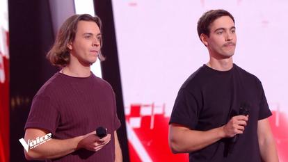 Le duo Pablo Lucas lors des auditions à l’aveugle de la saison 14 de « The Voice »