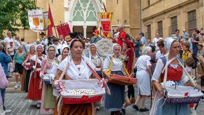 La bénédiction des calissons, à Aix-en-Provence.