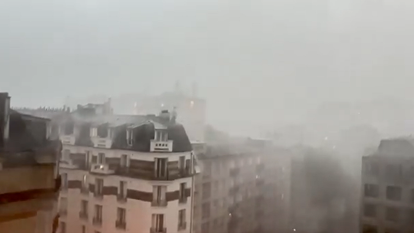 D’impressionnants orages ont balayé Paris en début de soirée, ce mercredi 25 juin.