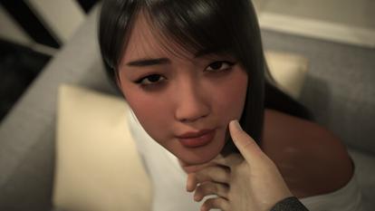 Une image issue du jeu pour adultes "Lusty Chapters", mis en avant sur Steam.