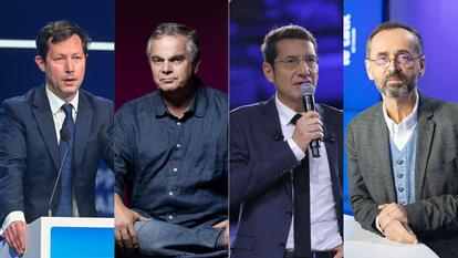 François-Xavier Bellamy, Alexandre Jardin, David Lisnard et Robert Ménard.