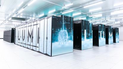 Le supercalculateur Lumi dispose d’une puissance de 380 pétaflops, équivalente à 1,5 million ordinateurs portables dernière génération.