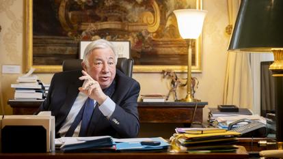 Grard Larcher, prsident (Les Rpublicains) du Snat.
