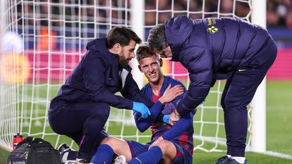 Le Barcelonais Dani Olmo s’est luxé l’épaule face à l’Atlético Madrid ce mardi.