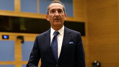 Patrick Drahi, propriétaire et fondateur d’Altice, lors d’une audition au Sénat, le 2 février 2022, à Paris.
