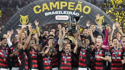 Les joueurs de Flamengo ont soulevé le titre ce mercredi