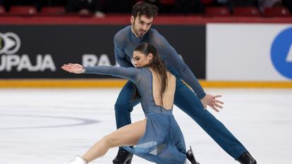 Laurence Fournier Beaudry et Guillaume Cizeron sont pour l’instant à la deuxième place.