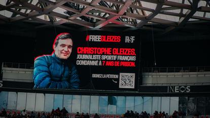 Le club niçois soutient le journaliste Christophe Gleizes.