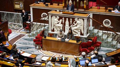 La ministre de la Santé, Stéphanie Rist, lors du début des discussions sur le budget de la Sécurité sociale à l’Assemblée nationale, le 4 novembre.