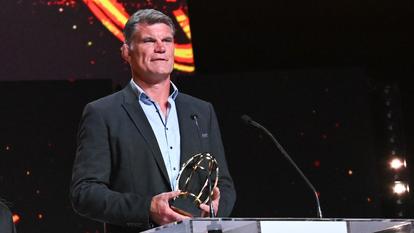 Fabien Pelous lors de la dernière Nuit du Rugby à l’Olympia.