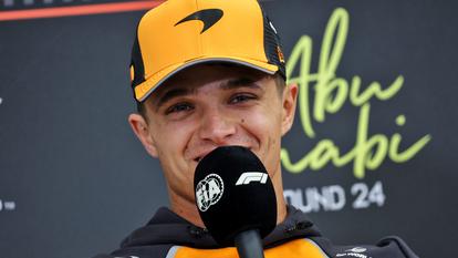 Lando Norris était en conférence de presse jeudi avant le dernier Grand Prix de la saison à Abou Dabi.