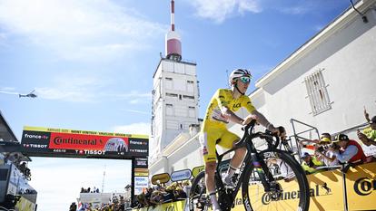 C’est au Mont Ventoux que Pogacar a commencé à utiliser ce vélo.