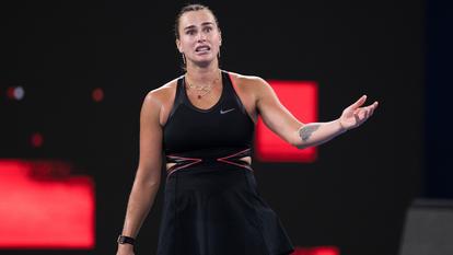 Aryna Sabalenka au tournoi de Wuhan