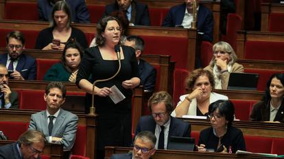 Cyrielle Chatelain, la présidente du groupe Écologiste à l’Assemblée.
