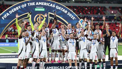 Déjà un trophée pour Bruno Henrique et ses coéquipiers à Doha.