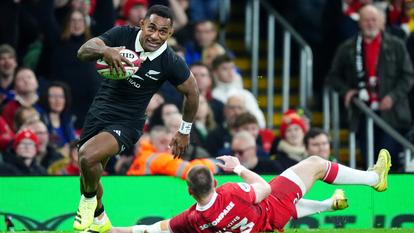 Sevu Reece, auteur d’un doublé cet automne contre le pays de Galles.