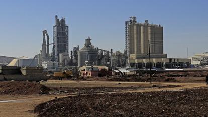 L’usine Lafarge, en Syrie.