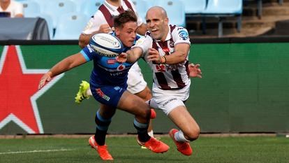 Maxime Lucu lors de la victoire face aux Bulls de Pretoria.