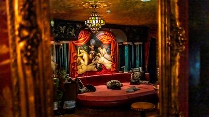 Une chambre à coucher dans la maison close «Artemis» à Berlin, en Allemagne, en juin 2022.