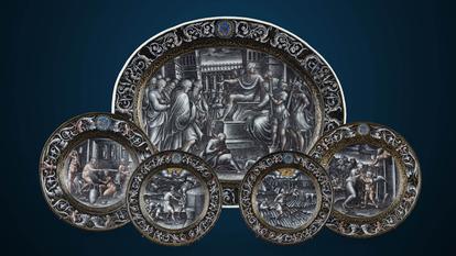 Le Service Chaspoux de Verneuil par Pierre Raymond à la Galerie Kugel.