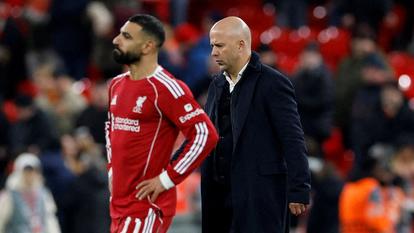 Mohamed Salah et Arne Slot