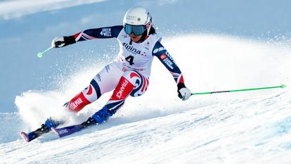Marielle Berger Sabbatel à Val Thorens en skicross