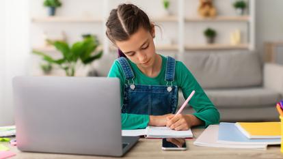 Certains élèves suivent un enseignement à distance, faute de pouvoir trouver un véritable professeur dans leur établissement.