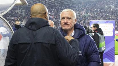 Philippe Diallo avec Didier Deschamps.