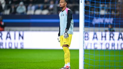 Guillaume Restes a joué contre le Paris FC avec un maillot d’entraînement.