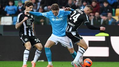 McTominay face à Udinese