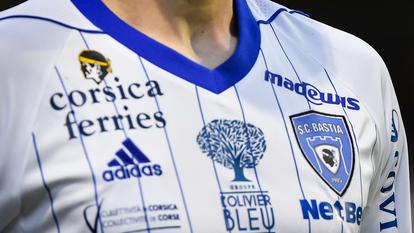 Maillot de Bastia en 2021.
