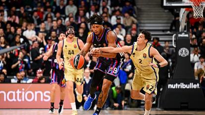 Lamar Stevens n’a rien pu faire face aux Barcelonais.