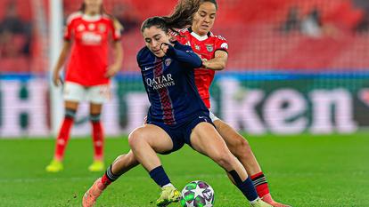 Florianne Jourde face au Benfica