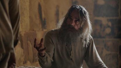 Jeremy Iron en Abbé Faria.